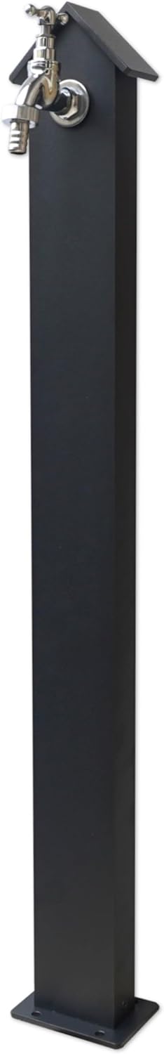 Fontana Aida in alluminio nero antracite.